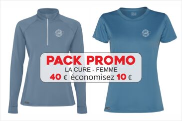 Pack Promo T-shirt + Sweat Storm Blue Femme | LA CURE